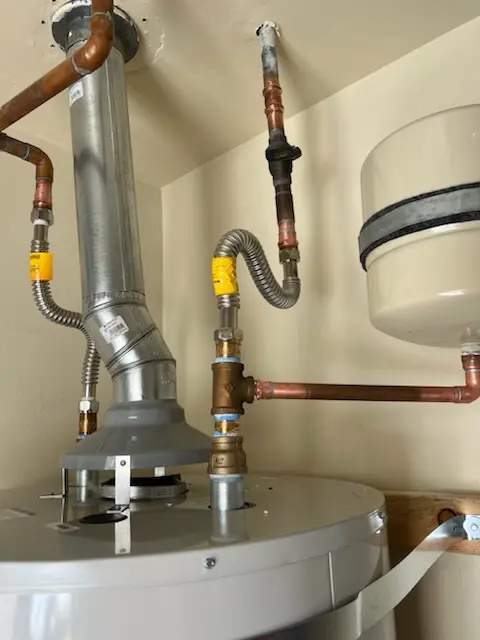 Water heater installation and plumbing repair in Mission Estates