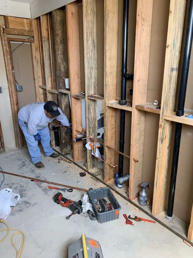 Commercial rough-in plumbing for Water Heater Replacement in Mission Estates